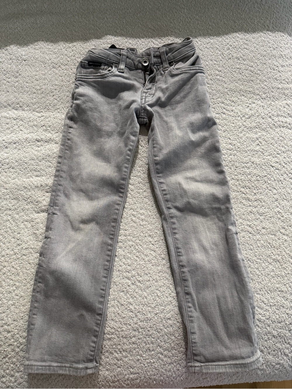 Armani Exchange Kids Grey Jeans